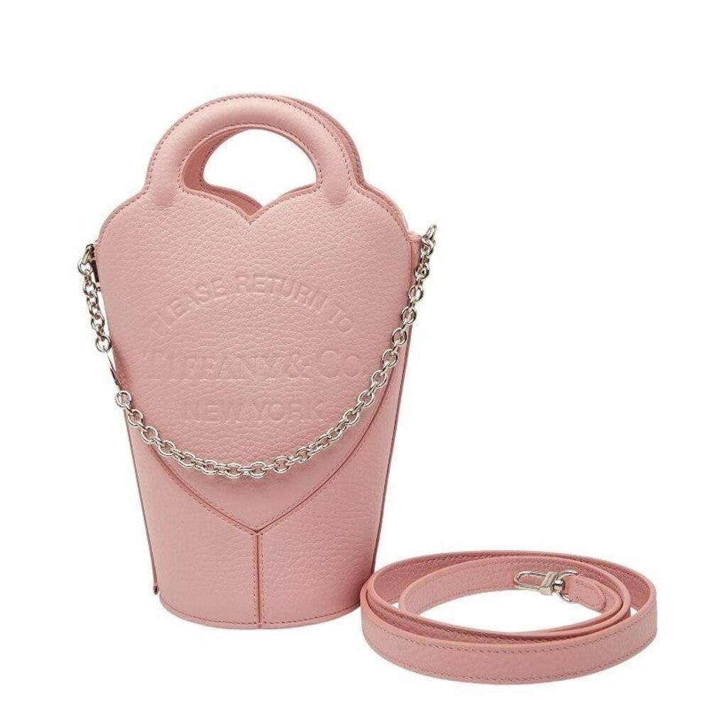 Tiffany & Co. Return to Tiffany Crossbody Bag Leather Handbag Pink